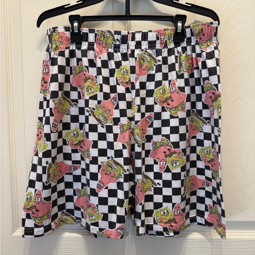 SpongeBob SquarePants Cartoon Print Shorts